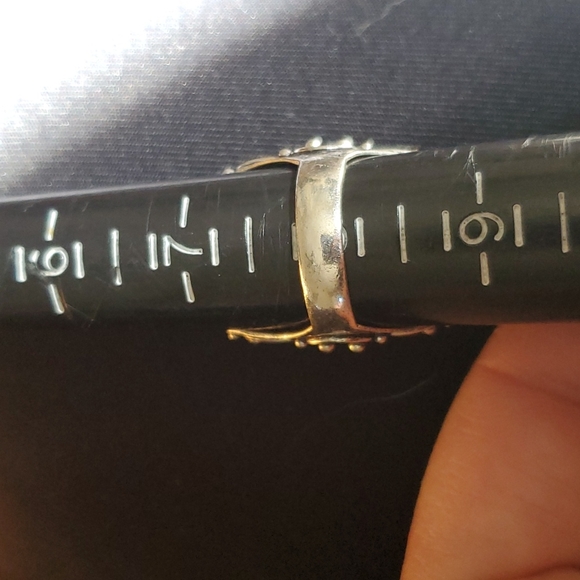 New Amazing Abalone Shell 925 Silver Statement Ring. - Picture 13 of 16